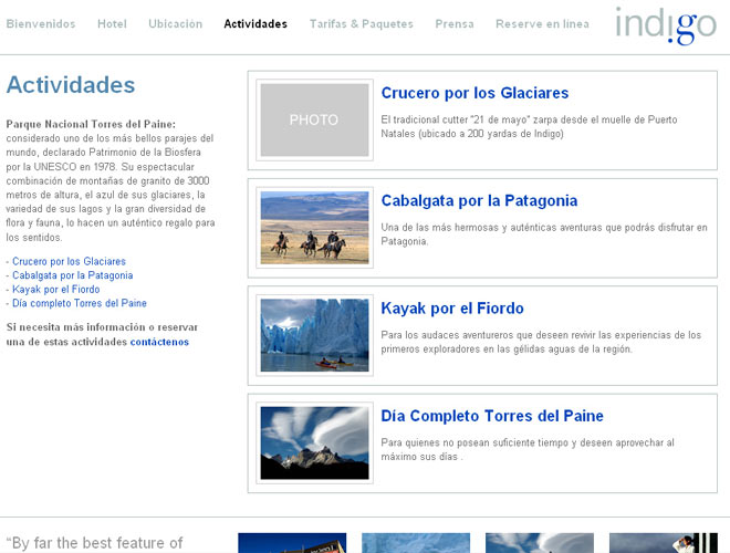Indigo Patagonia