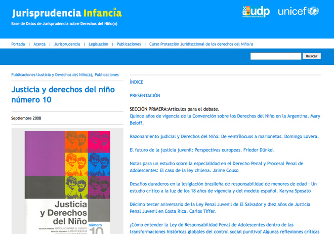 Jurisprudencia Infancia