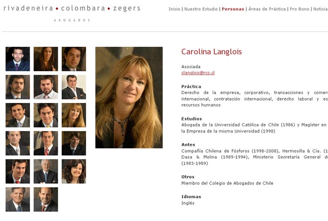 Rivadeneira Colombara Zegers